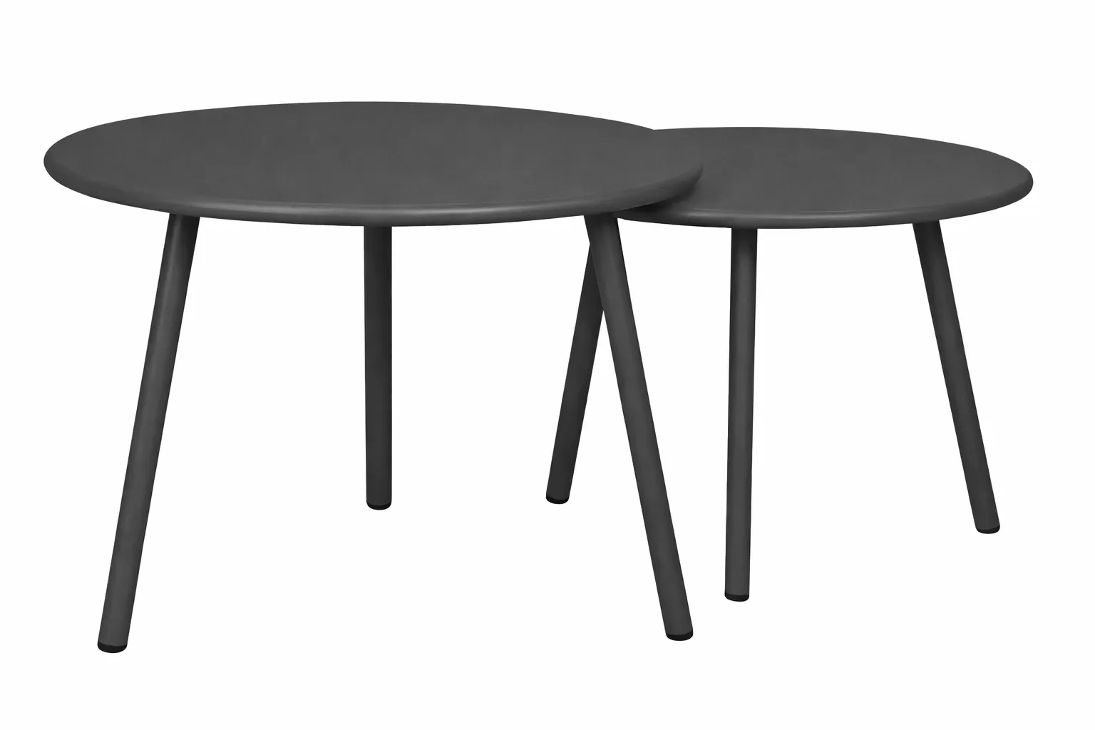Mesa de Centro/Lateral em Alumínio Fendi | Summer - Alt. 44,5 cm X ø 60 cm