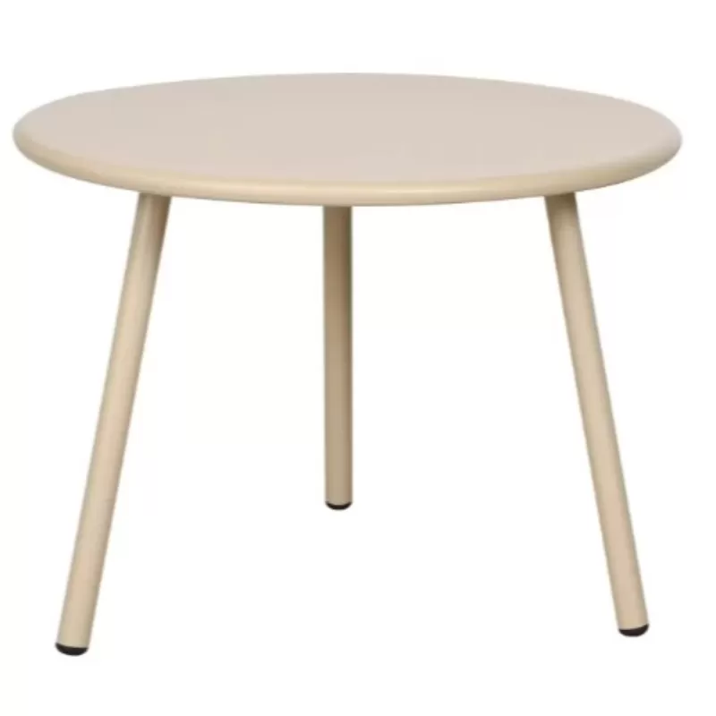 Mesa De Centro/Lateral Em Alumínio Fendi | Summer - Alt. 40 Cm X ø 50 Cm